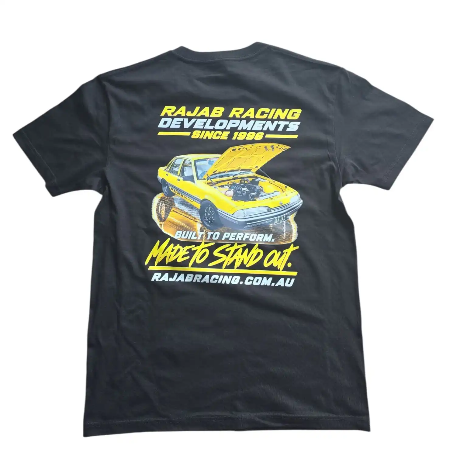 Rajab Racing Developments - Official T-Shirt (Yellow)